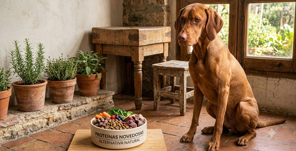 Proteínas novedosas: una alternativa natural para perros con sensibilidades