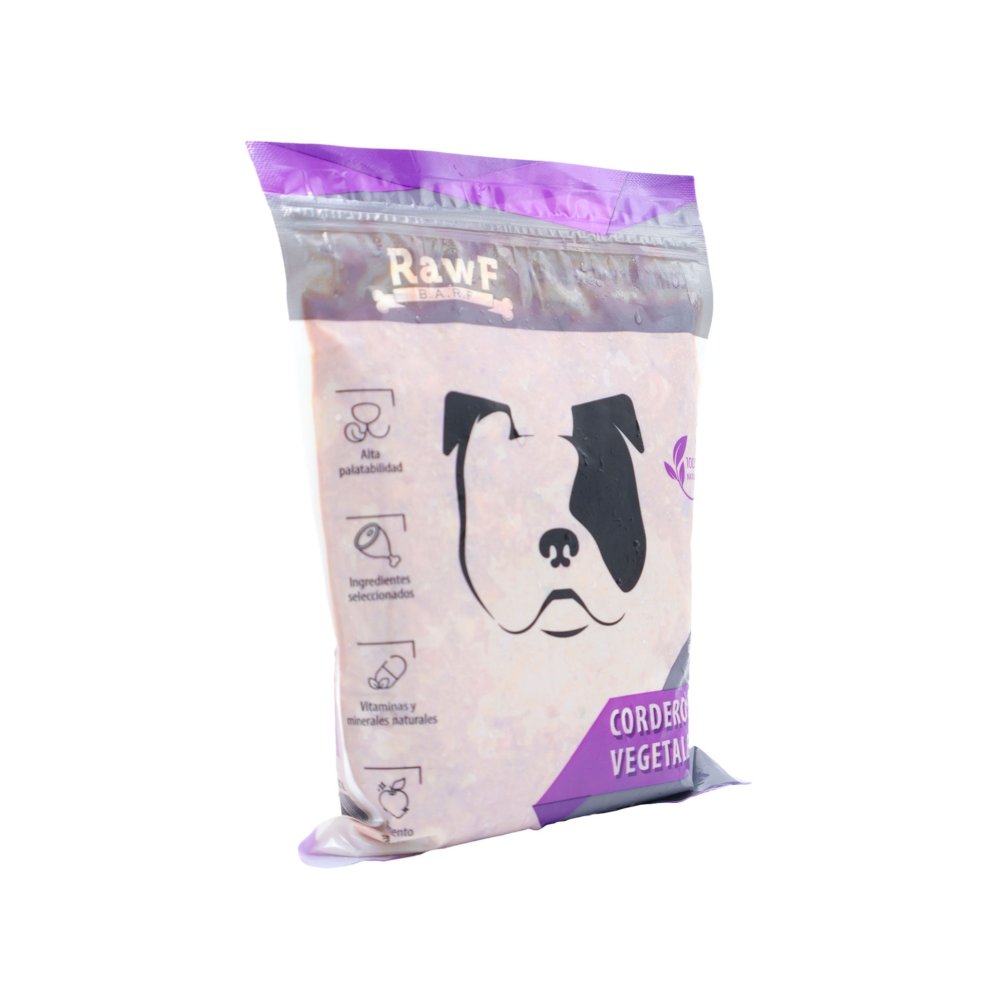 B.A.R.F Perro Cordero y Vegetales x 500g