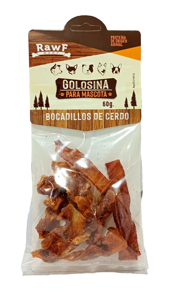 Snack Deshidratado Bocados de Cerdo x 5 und