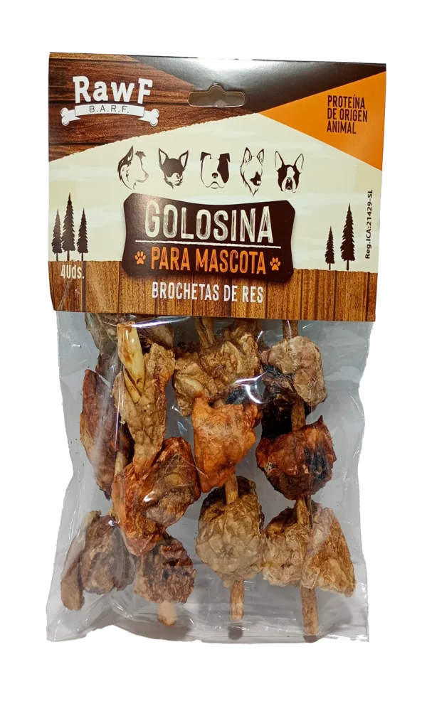Snack Deshidratado Brocheta de Res x 4 und