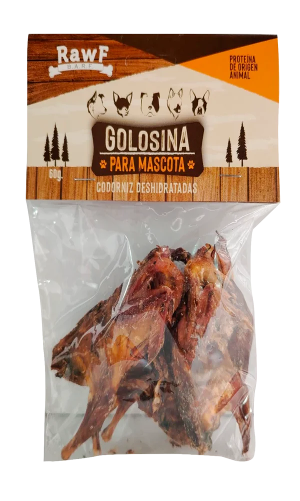 Snack Codorniz Deshidratadas