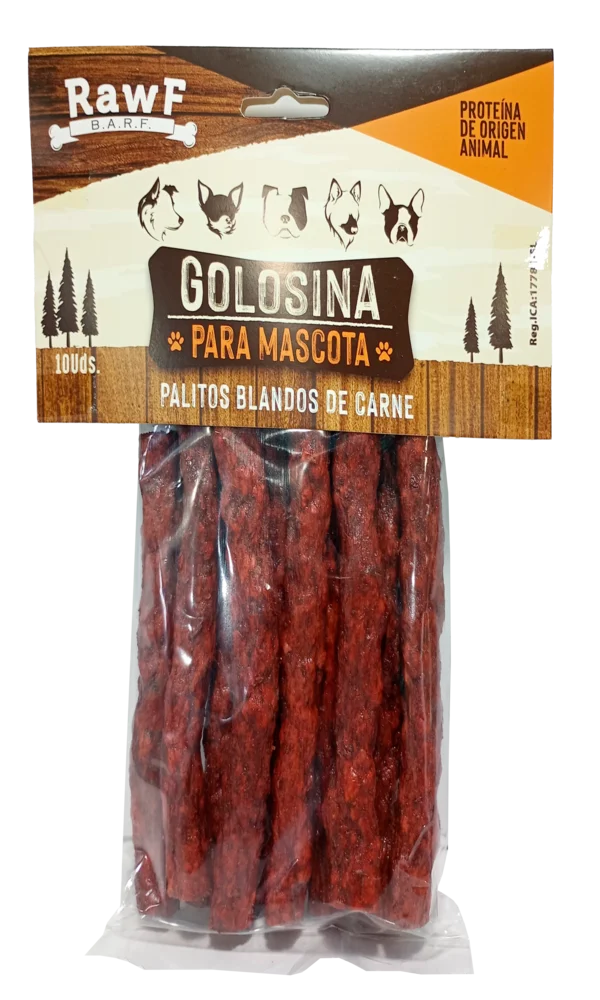 Snack Deshidratado Palitos Blandos de Carne x 600g