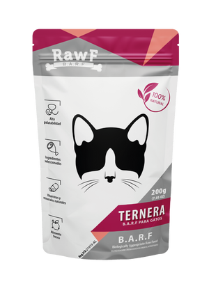 B.A.R.F Gato Ternera x 200g