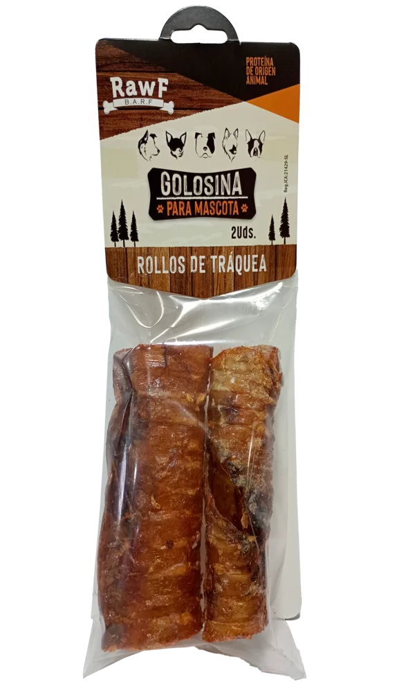 Snack Deshidratado Rollos de Traquea x 2 und